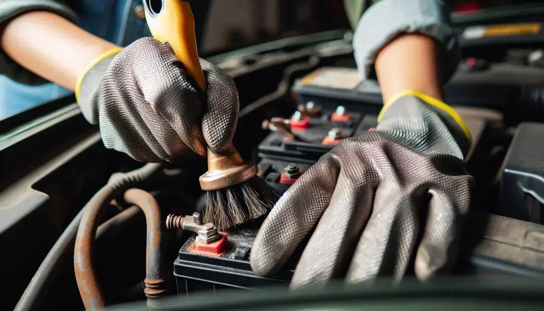How to properly check and clean battery terminals