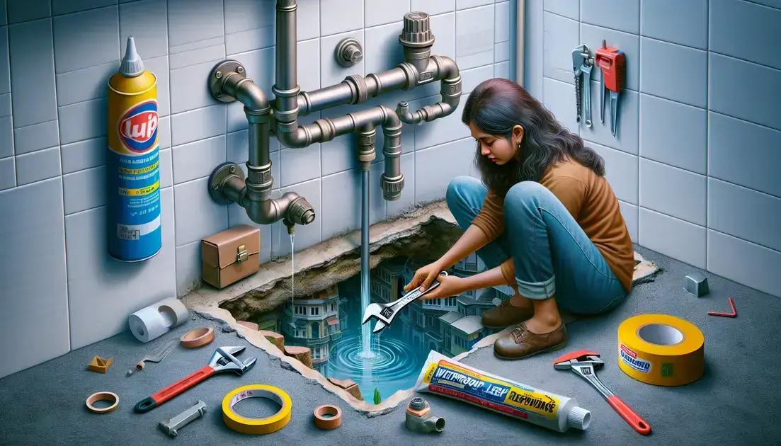 Step-by-step guide to fixing various leaks