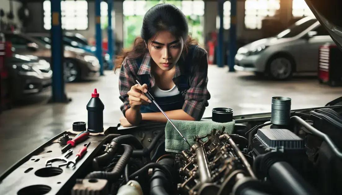 Steps to detect and confirm an oil leak