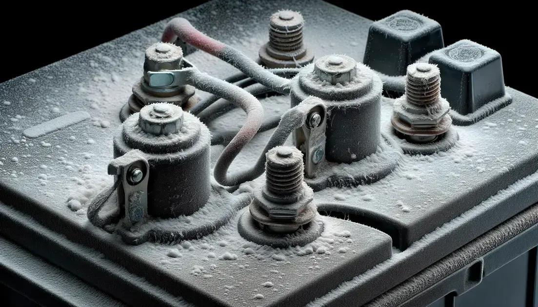 Recognizing signs of battery terminal corrosion