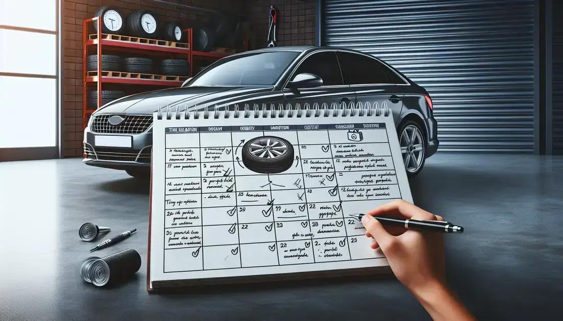 How to determine the best schedule for tire rotation